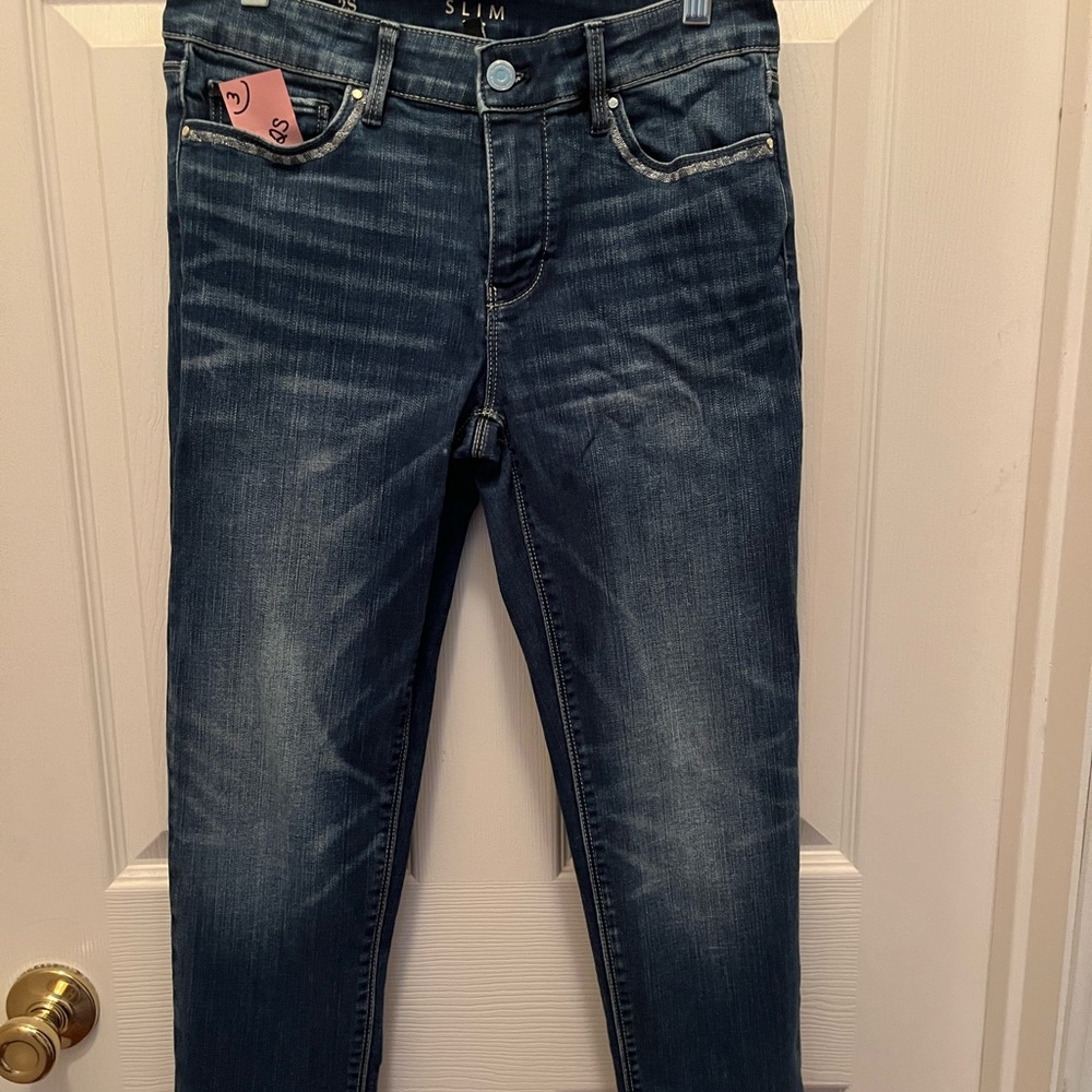 White House Black Market Dark Blue Jeans
